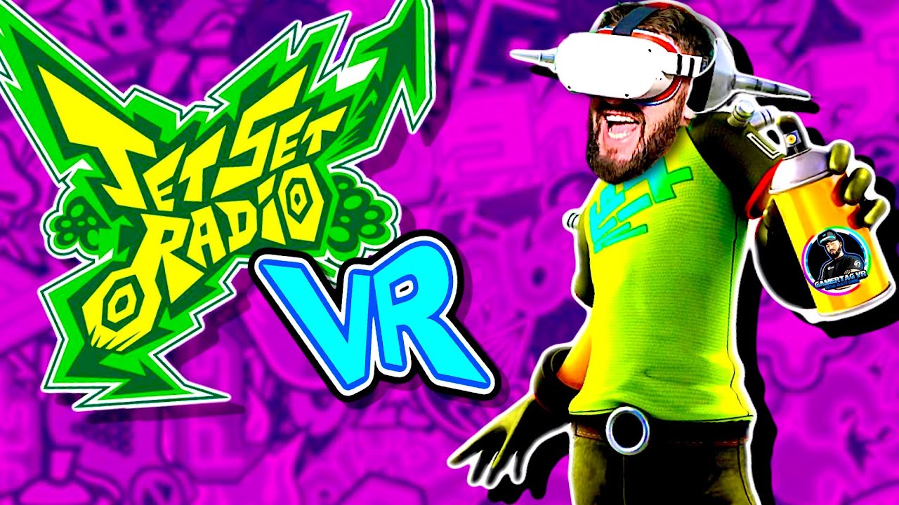 Jet Set Radio VR! Jet Set Radio Festival in Virtual Reality on Oculus Quest 2 LINK
