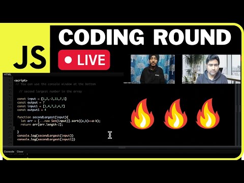 Javascript LIVE Coding Interview (Mock) #javascript #reactjs