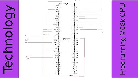 Free Running a M68k CPU