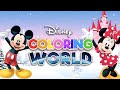 Disney Coloring World - Mickey, Minnie and the Christmas Winter Castle