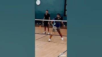 Have you tried this deception yet? 🏸🏸 Deceptive serve return 💥!! #shorts #shortsvideo #shortvideo