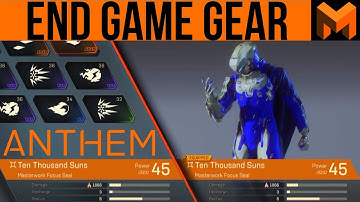 Anthem Masterworks: Amazing End Game Gear Showcase