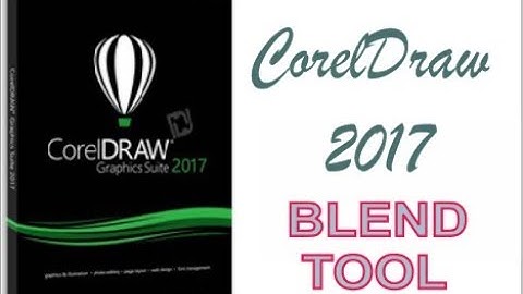 COREL DRAW 2017 USING BLEND TOOL HINDI URDU PART 33