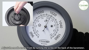 /Barometer/ How To Tracking Pressure Movements On Your ClimeMET Barometer