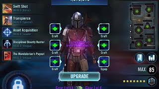 Satisfying! Full The Mandalorian Upgrade SWGoH