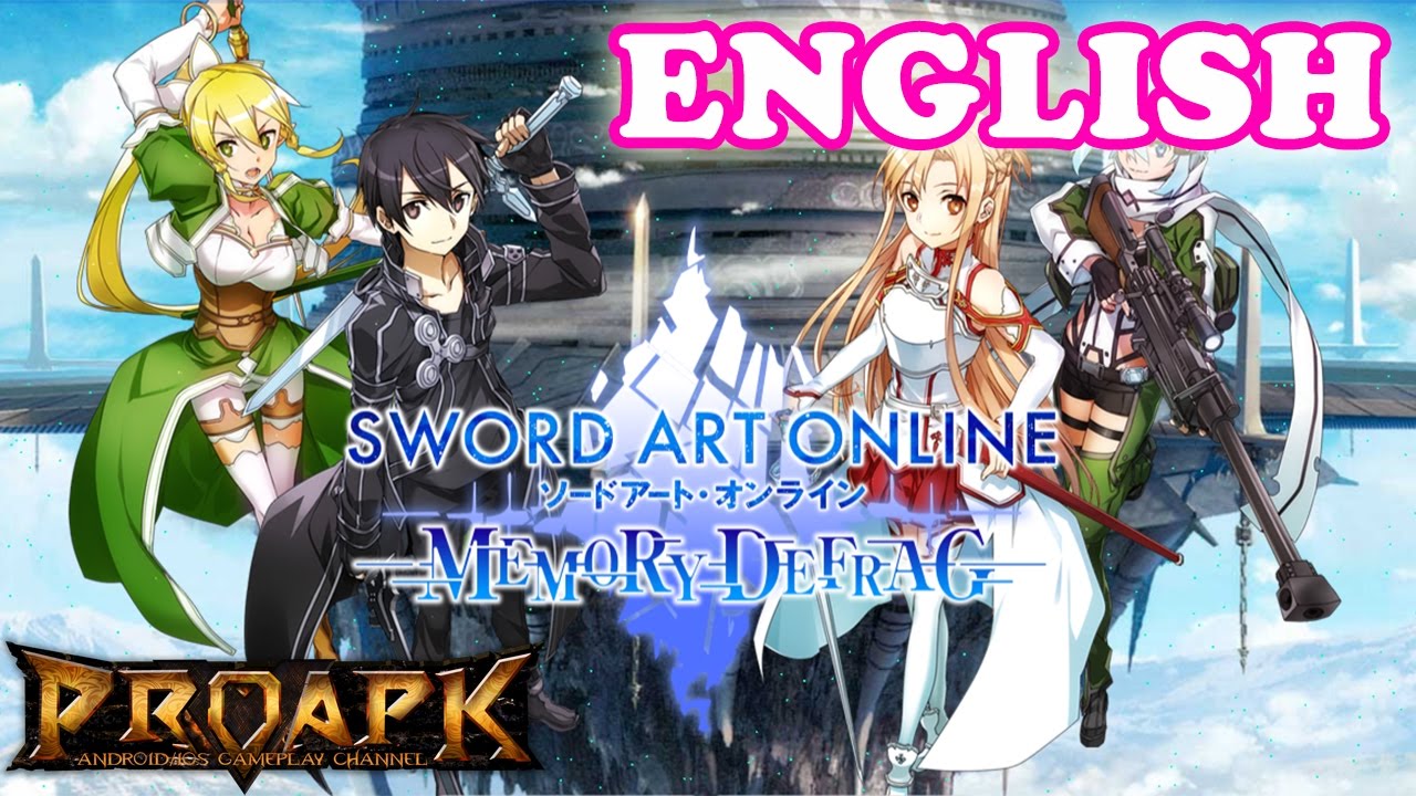 Sword Art Online Memory Defrag English Gameplay Android Ios Youtube