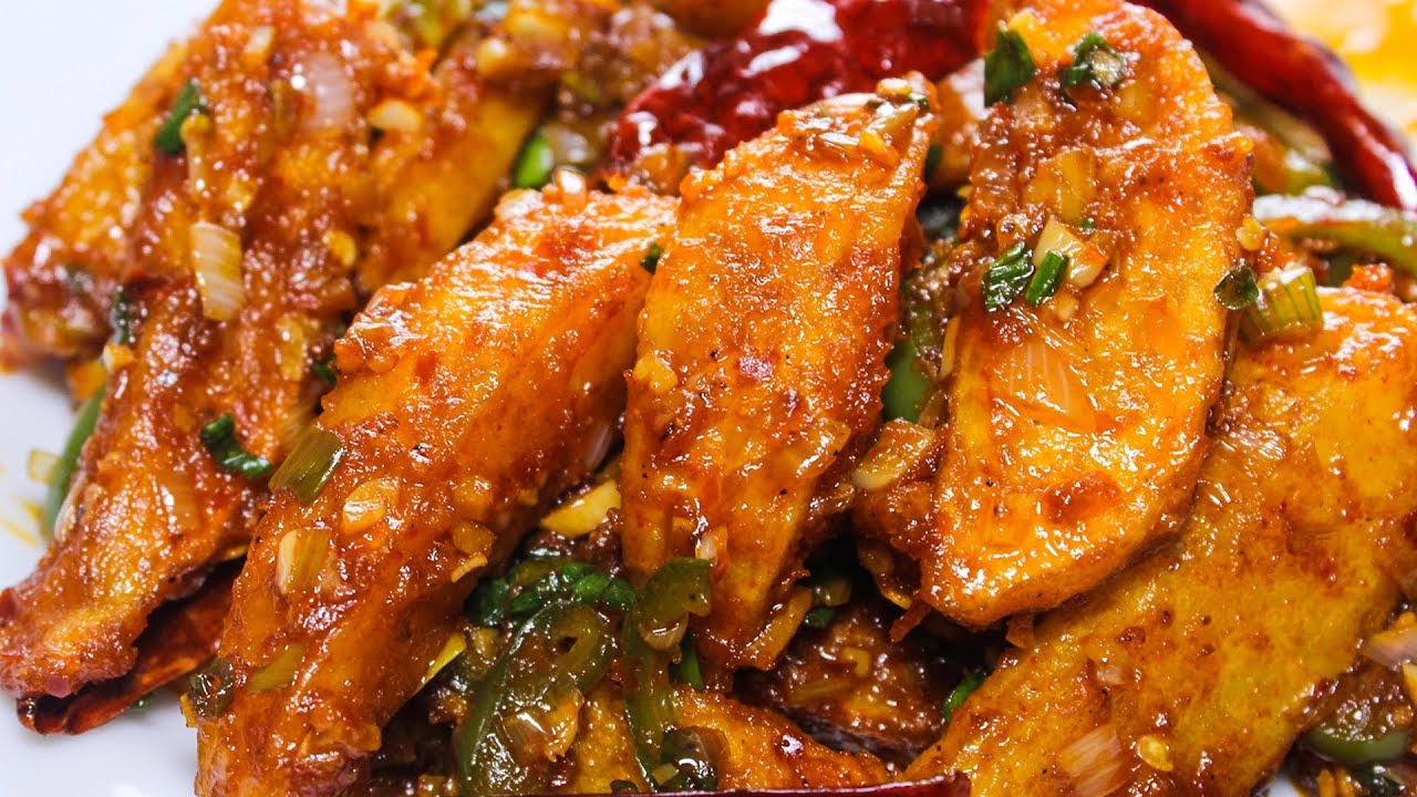 Schezwan Chilli Potatoes | Spicy & Hot | Indo Chinese Appetizer Recipe | Kanak