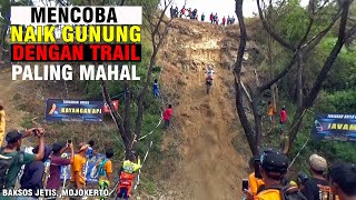 TRYING to climb the mountain with the most EXPENSIVE MOTOR Trail, MOJOKERTO