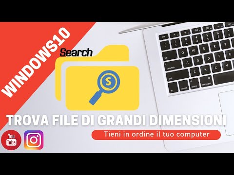 Video: Come posso trovare file di grandi dimensioni su Windows 8?