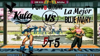 KOF 2002-TOP Kula DERROTADO por una temible Blue Mary 👱‍♀️🧡