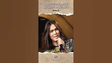 Lagu pertama Once dengan Dewa 19 #sekilasmusik #shorts #dewa19 #oncemekel