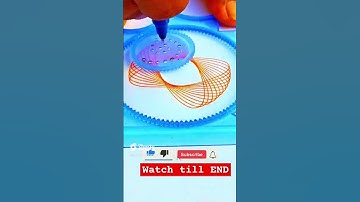 How many rotations did the pen make in total |#satisfying #relaxing #art  #sapirographgear #shots