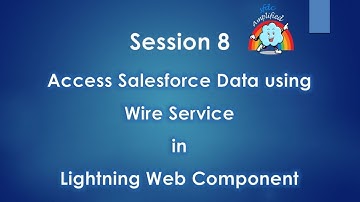 Live Session 8:  Access Salesforce Data using Wire Service in Lightning Web Component