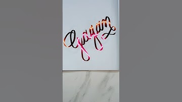 Gagan 🥰 best handwriting in the world #magic pen #cursivewriting #calligraphy #shortvideos #shorts