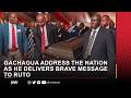 LIVE GACHAGUA ADDRESS THE NATION AS HE DELIVERS BRAVE MESSAGE TO RUTO 