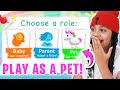 How To Play AS A PET In Adopt Me! Roblox