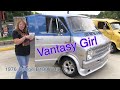 1976 dodge b100 hy3 custom street van  vantasy girl