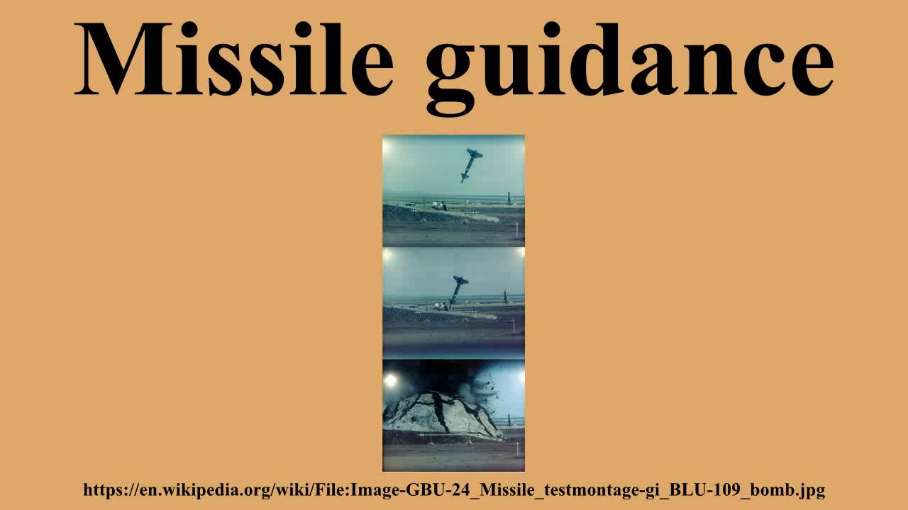 Missile guidance
