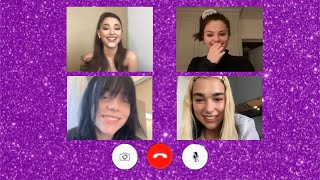 Ariana, Selena, Billie and Dua CATCH UP!