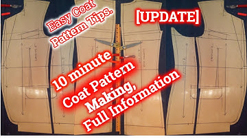 Coat Pattern Drafting | suit pattern draft Full Information | blazer pattern making @rmgpm16