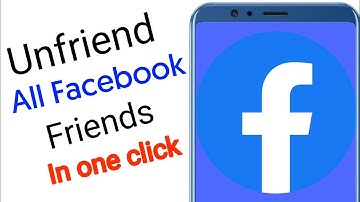 How to unfriend Facebook all Friends in one click (2022) | English Tutorial