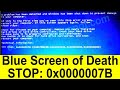 How to fix blue screen of death technical information stop 0x0000007b