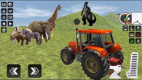 Real tractor supply cargo trolley simulator 3d Android iOS Gameplay || MICROF Gaming