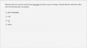 Writing: Conventional expression — Basic example | Writing & Language | SAT | Khan Academy