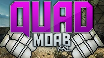 COD: MW3- Insane Solo "Triple Moab" W/ P90 On Dome! (Quad Moab Fail!)