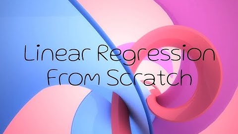 Linear Regression from Scratch