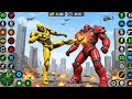 Robot Flying Jet Car transformation Game _ City Flying Jet Robot Vs Robot Fight _ Android Gameplay 