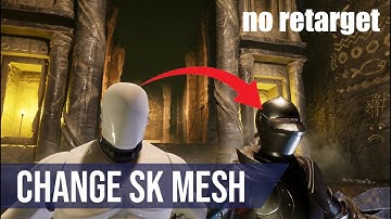 Replace skeleton without retarget