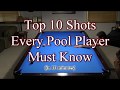 How to Play Pool - Top 10 POOL SHOTS Every Player Must Know!!!