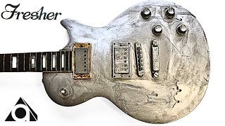 видео: Я почистил гитару, выкрашенную в серебро. картинка: Я почистил гитару, выкрашенную в серебро.