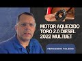 Motor aquecido Toro 2.0 Diesel 2022 Multijet