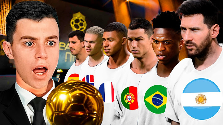 Puse a los 100 Nominados al Balon de Oro en un Torneo