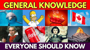 General Knowledge Trivia Quiz! 😏🎯 | 101 Questions EVERYONE Should Know!