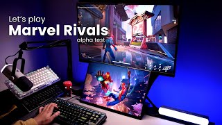 POV: my first time playing Marvel Rivals in Alpha test | 240 Hz ASMR