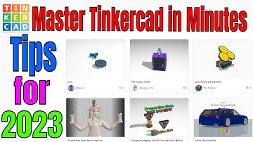 Tinkercad Tips for 2023 the hlmt23 tag & a Free Trophy in Minutes 😜
