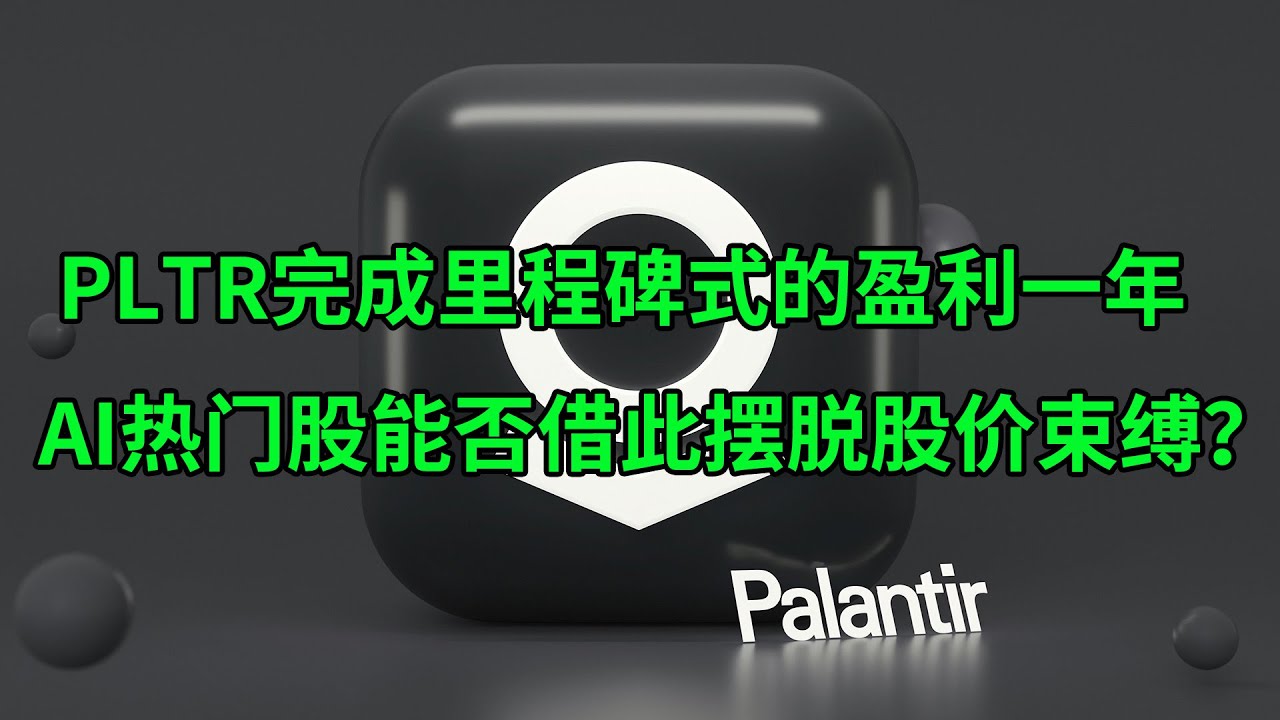 Palantir(PLTR)完成里程碑式的盈利一年 AI热门股能否借此摆脱股价束缚？(美股天天说20240205)