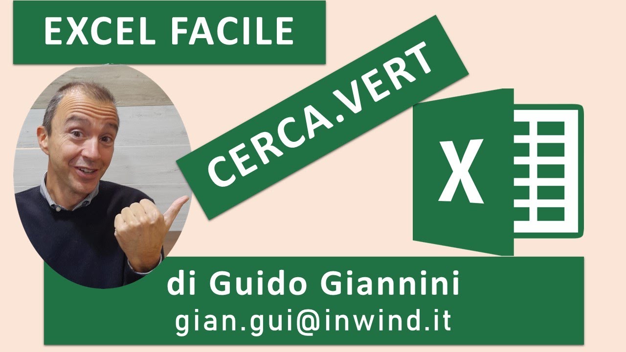 Come fare Cerca Verticale Cerca.vert lezione 1 - Tutorial Vlookup - YouTube