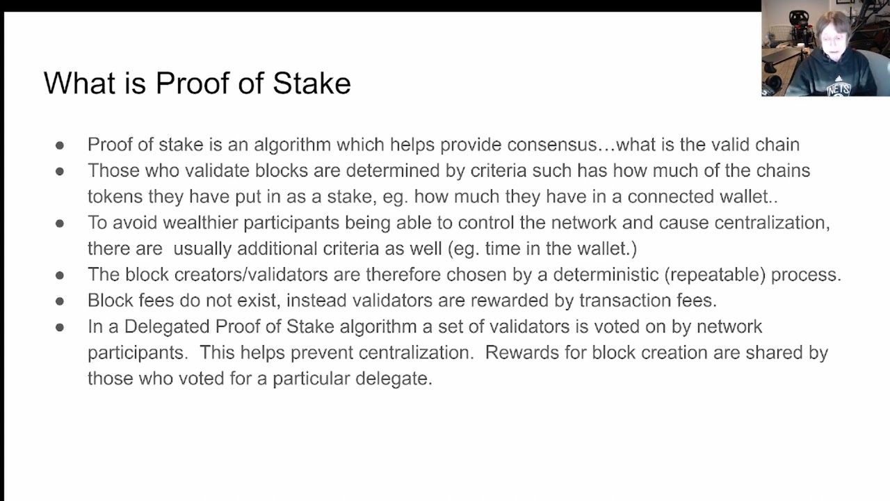 Proof of Stake:   A project to learn NodeJS