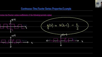 7. Continuous Time Fourier Series: Properties Example 1