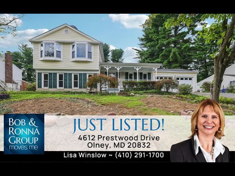 4612 Prestwood Drive, Olney, MD home video tour