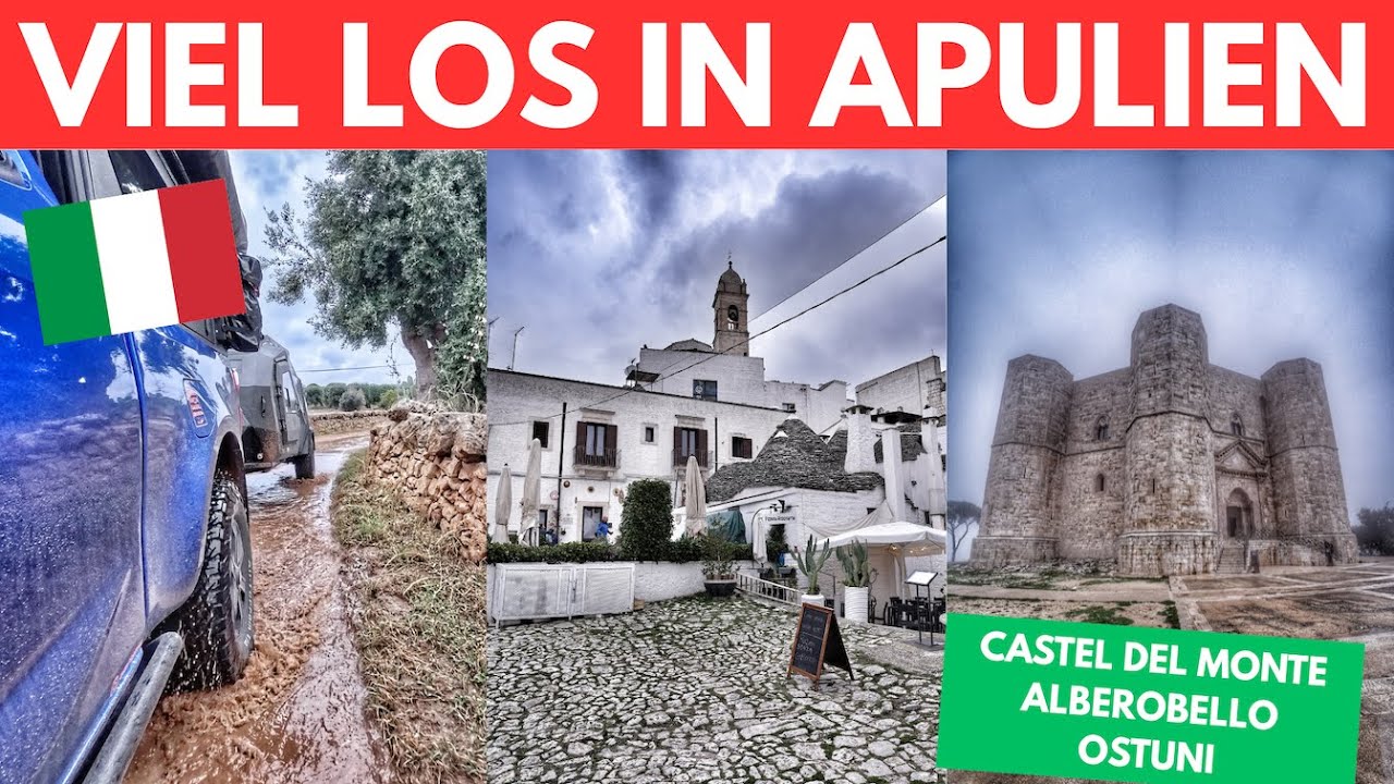 #485 - Land unter in Apulien - Ostuni und Alberobello - Dauerregen im Süden