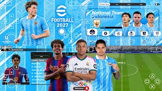 eFootball PES 2027 PPSSPP Android Offline Full Update UCL & League Kits 26/27 Season 4K Graphics screenshot 1