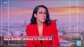 US diplomat who resigned from State Department, Hala Rharrit, on war in Gaza • FRANCE 24 English