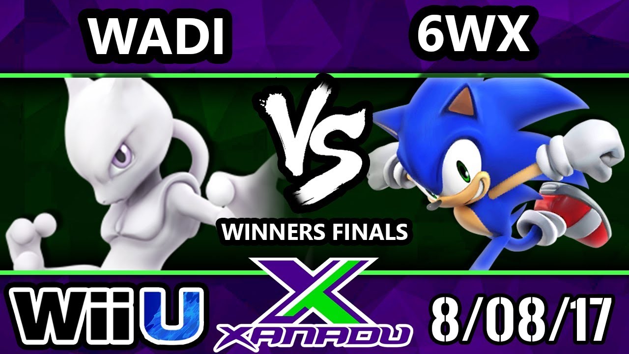S@X 214 - Wadi (Mewtwo, Rob) Vs. 6WX (Sonic) - SSB4 Winners Finals - Smash 4 - Smash for Wii U.
