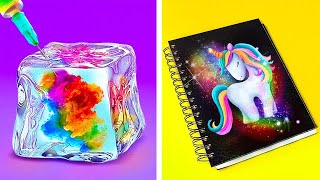 AWESOME ART TRICKS AND DRAWING HACKS || Easy Art Painting Tips By 123 GO! LIVE
