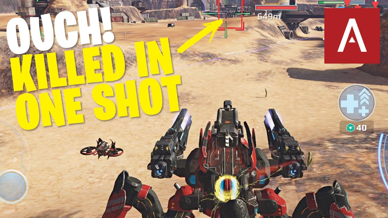 War Robots - ONE SHOT SNIPER Jaeger With Special Pilot WR Max Gameplay